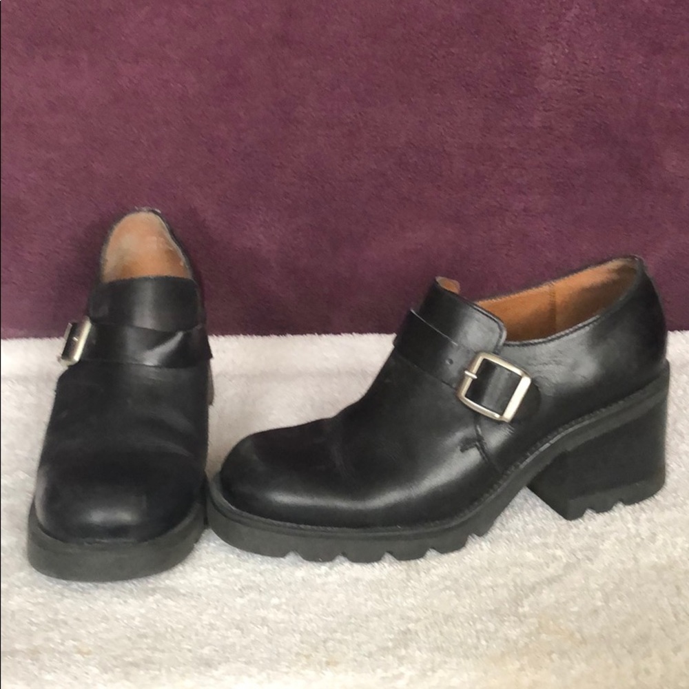 Woman’s Chunky "Biker Type" Shoe